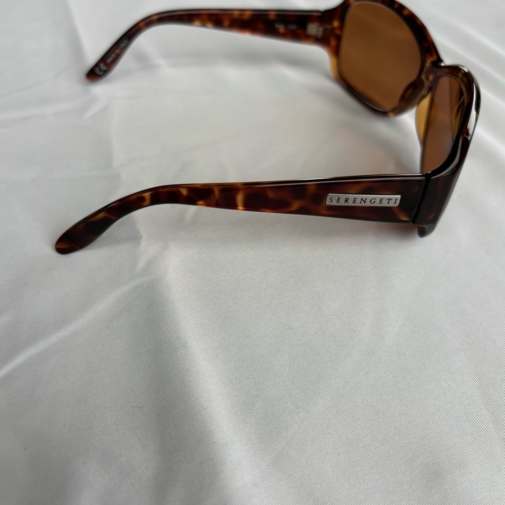 Serengeti Tortoise Shell Sunglasses Frames With P… - image 6